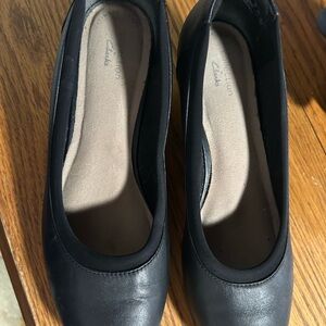 Clarks Women's Black Wedges